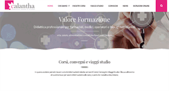 Desktop Screenshot of calanthaformazione.com